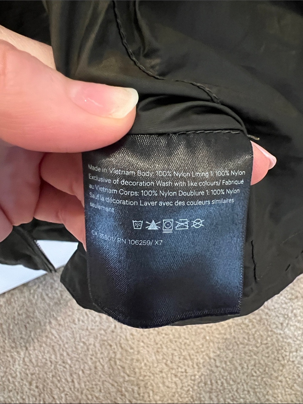 Lululemon hooded jacket / deep olive green - Picture 5 of 6
